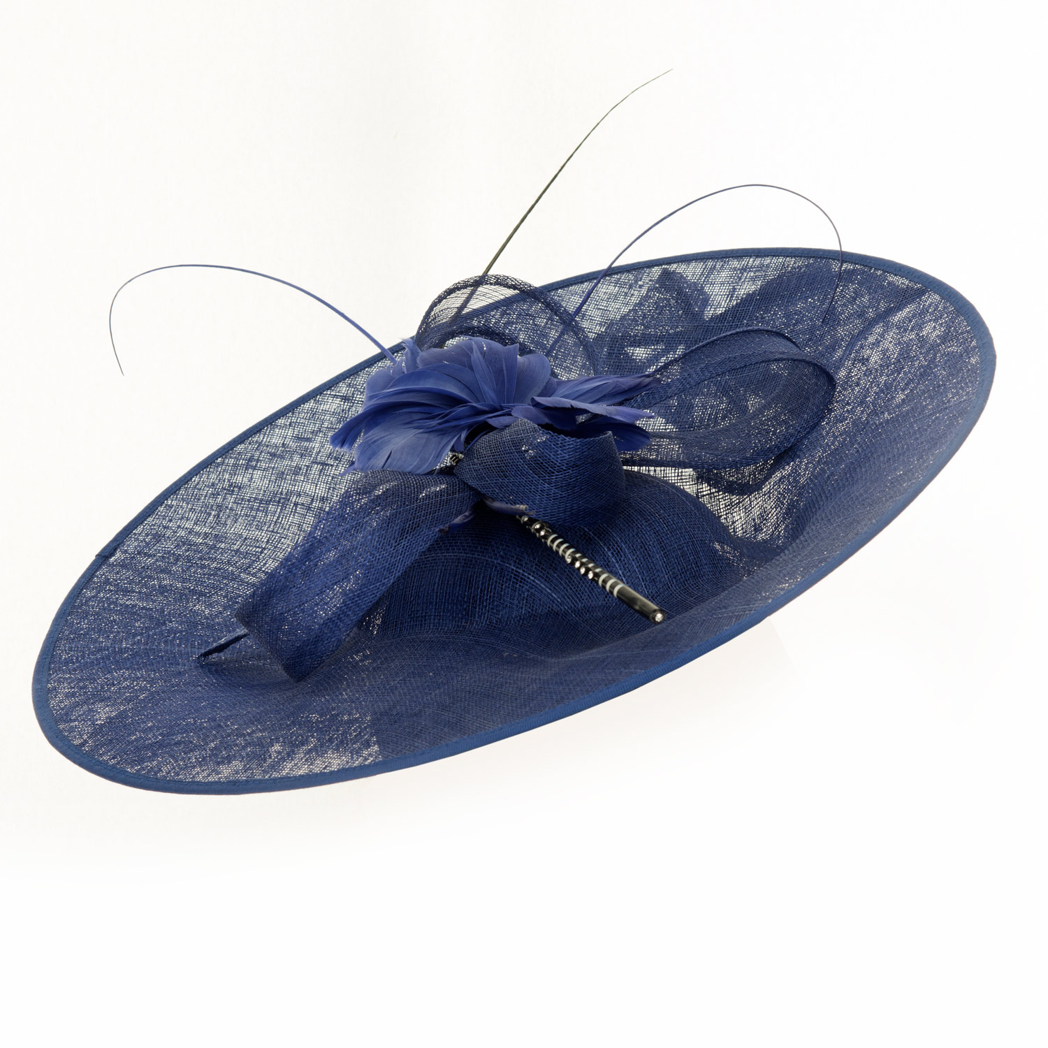 BLUE SINAMAY WIDE BRIMMED HAT